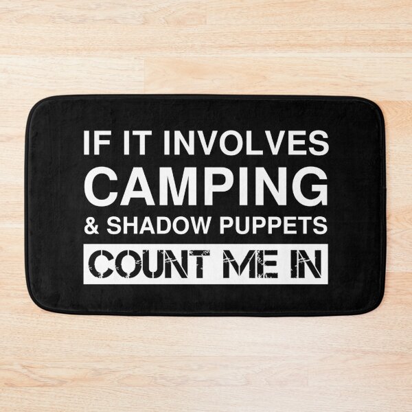 Item preview, Funny Camping And Shadow Puppets RV Outdoor Camper designed and sold by Creekman Designs.