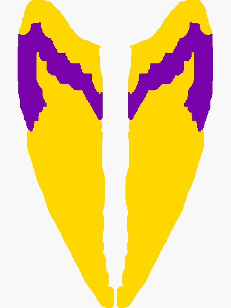 Angel Bird Wings In Intersex Pride Flag Colors Sticker For Sale By Caelanpride Redbubble 9492