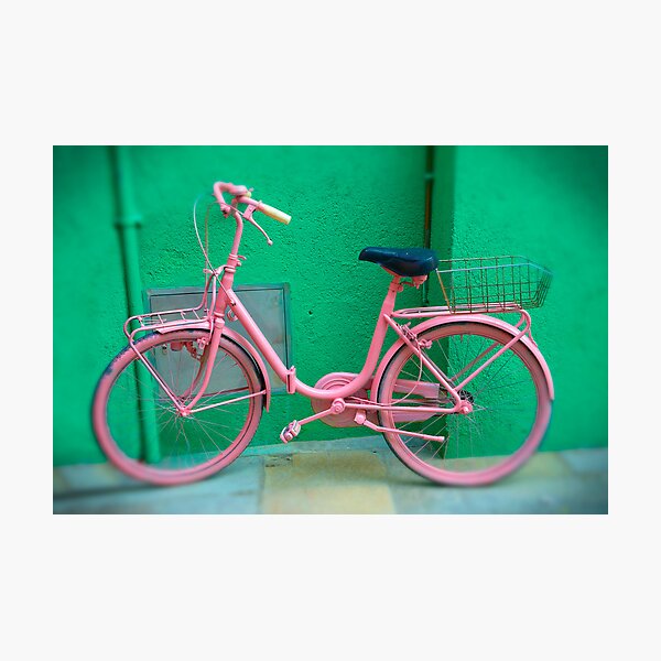 Item preview, Pink Bike - Burano, Venice Italy  designed and sold by Paul Williams.