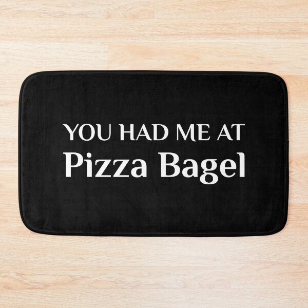 Item preview, You Had Me At Pizza Bagel Funny American Food Fan Ohio designed and sold by Creekman Designs.