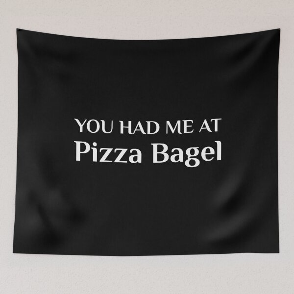 Item preview, You Had Me At Pizza Bagel Funny American Food Fan Ohio designed and sold by Creekman Designs.