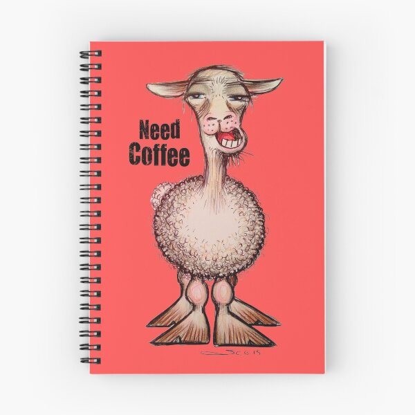 Artikelvorschau, Lama braucht Kaffee entworfen und verkauft von Sonya Craig.