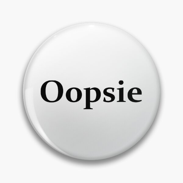 Item preview, Oopsie - Mistake- Funny sticker designed and sold by WilliamBourke.