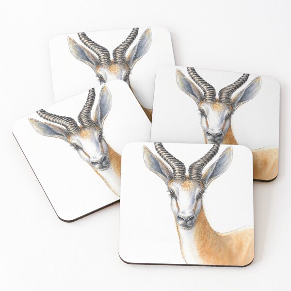 Item preview, Springbok - African antelope - by Nadya Neklioudova designed and sold by Nadya Neklioudova.