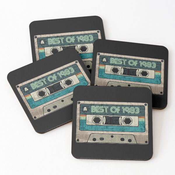 Item preview, Best of 1983 Vintage Cassette Funny Birthday Gift for Music Lover Born in 1983 Old Tape Graphic  designed and sold by alenaz.