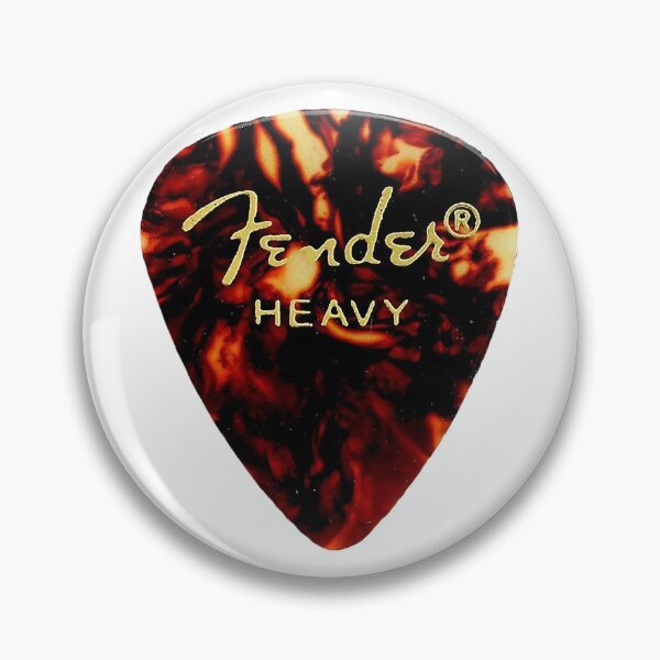 Fender Heavy Tortoise Shell 351 Pick Badge