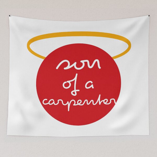 Item preview, son of a carpenter - Red Dot Works designed and sold by Hell-Prints.