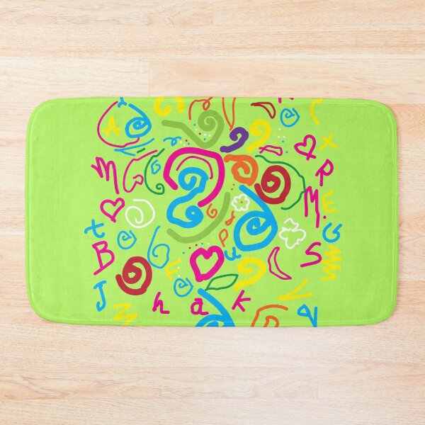 Item preview, handfree cool colorful cute spiral kpop alphabet design-green designed and sold by olafekry.