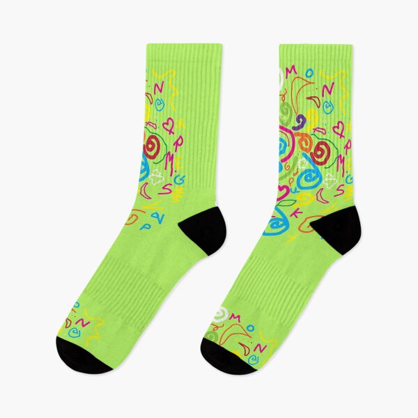 Item preview,  handfree cool colorful cute spiral kpop  alphabet design-green designed and sold by olafekry.