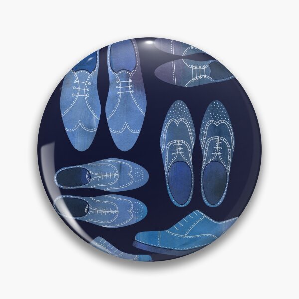 Item preview, Blue Brogue Shoes for Gentlemen designed and sold by squirrell.