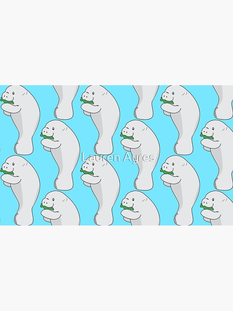 Thumbnail 6 of 6, Coffee Mug, cute manatee designed and sold by ZookprLauren.