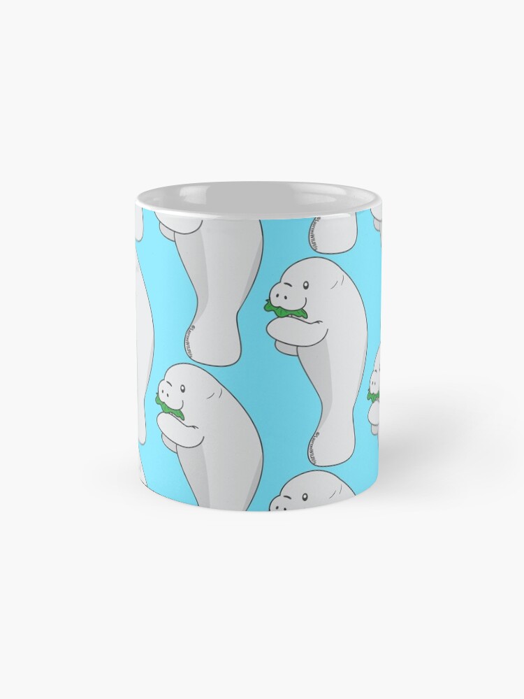 Thumbnail 4 of 6, Coffee Mug, cute manatee designed and sold by ZookprLauren.