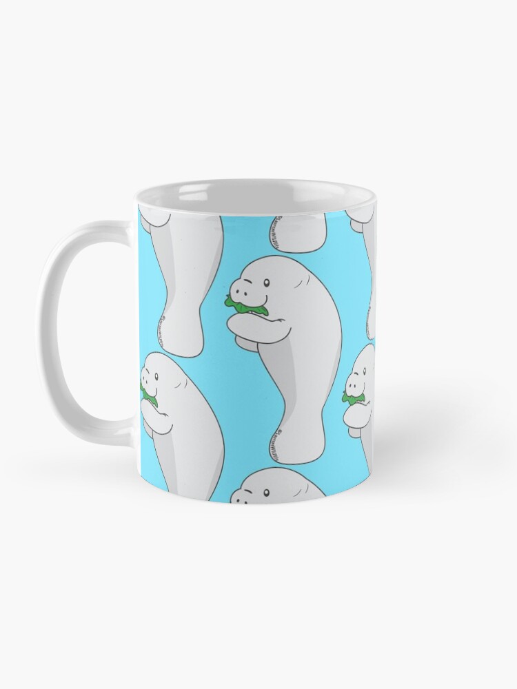 Thumbnail 3 of 6, Coffee Mug, cute manatee designed and sold by ZookprLauren.