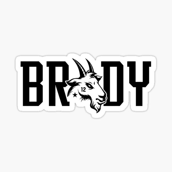 Brady 12 - The Goat Sticker