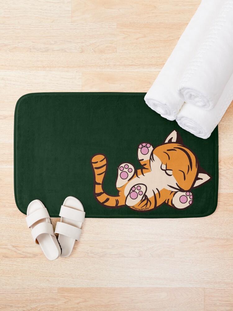 Thumbnail 1 of 6, Bath Mat, Baby Tiger designed and sold by ZookprLauren.