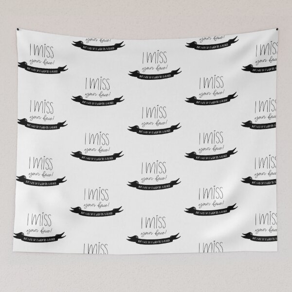 Item preview, I miss your face designed and sold by Atouchofsparkle.