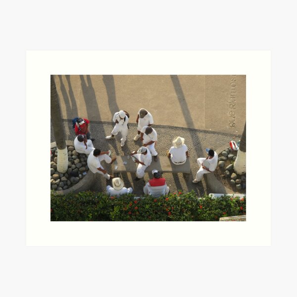 Item preview, The Beach Vendors are taking a Break - Los Vendedores de la Playa haciendo una Pausa designed and sold by PtoVallartaMex.