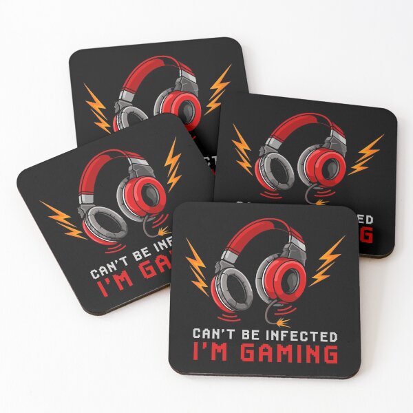 Item preview, Can't Be Infected - I'm Gaming - Gamer Statement designed and sold by anziehend.