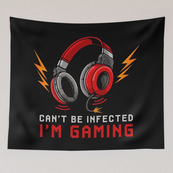 Item preview, Can't Be Infected - I'm Gaming - Gamer Statement designed and sold by anziehend.