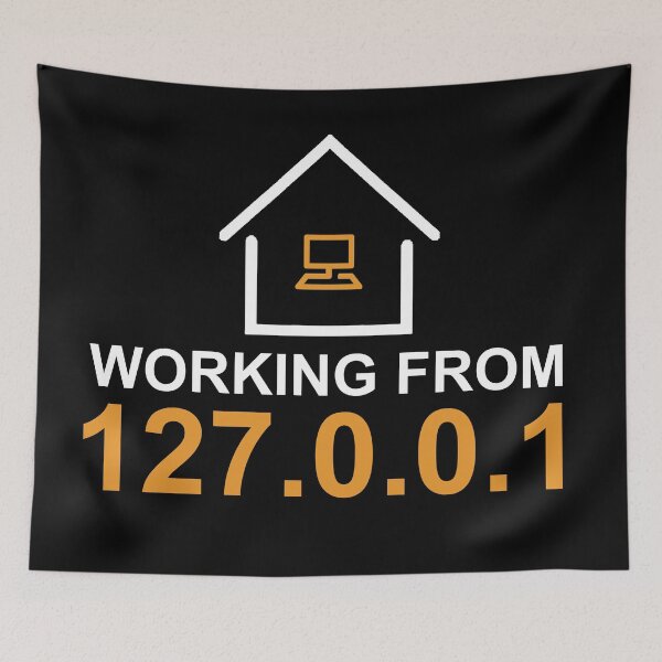 Item preview, working from 127.0.0.1 white designed and sold by yourgeekside.