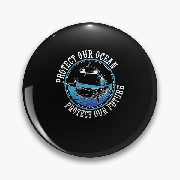 Item preview, Protect Our Ocean Protect Our Future Whale Ocean designed and sold by Captain Mood.