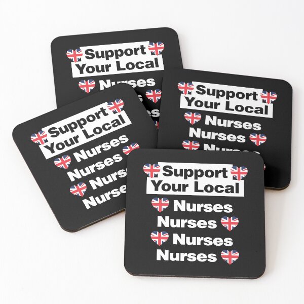 Item preview, Support Your Local British Nurses Help Healthcare designed and sold by elhefe.