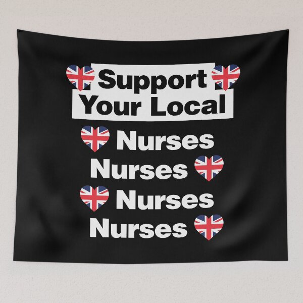 Item preview, Support Your Local British Nurses Help Healthcare designed and sold by elhefe.