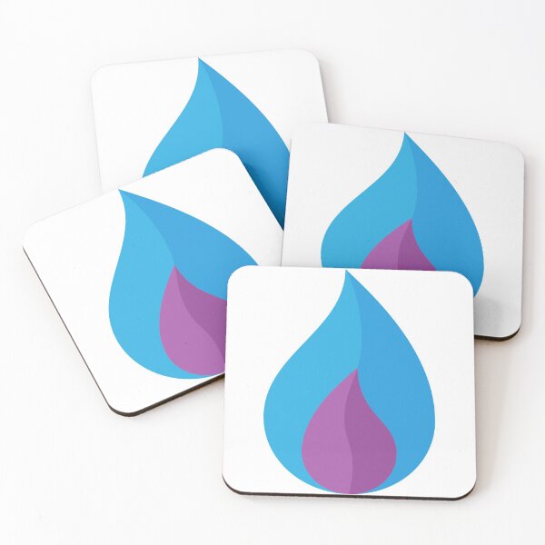 Item preview, Geometric Pattern: Flame: Dark Blue designed and sold by Red Wolf.