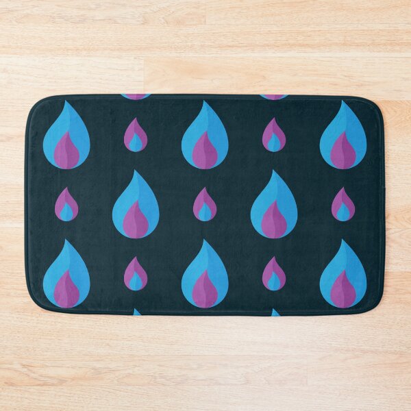 Item preview, Geometric Pattern: Flame: Dark Blue designed and sold by Red Wolf.
