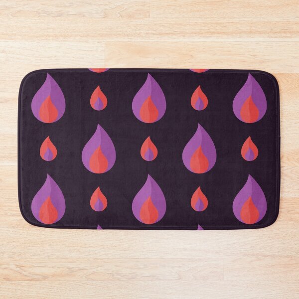 Item preview, Geometric Pattern: Flame: Dark Purple designed and sold by Red Wolf.