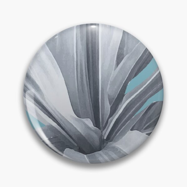 Item preview, Grey leaves. Tropical blue. designed and sold by PrintedDreams.