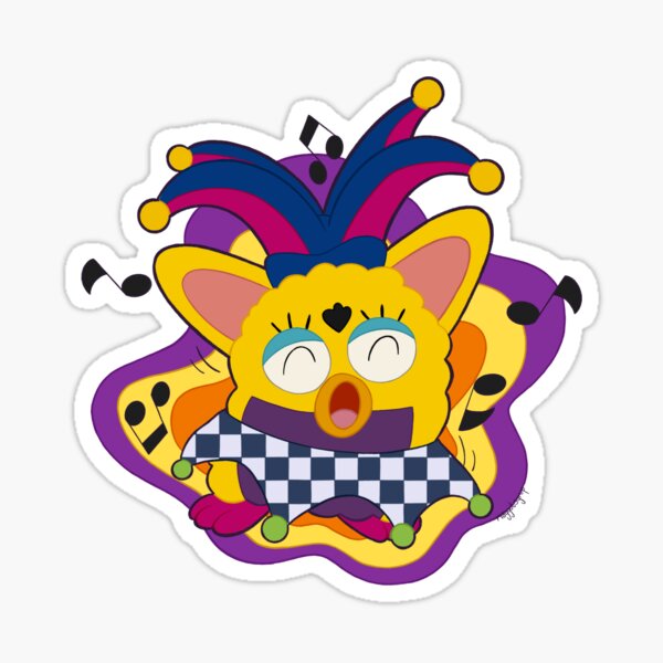 Mini Furby Toys Sticker for Sale by leiascreations