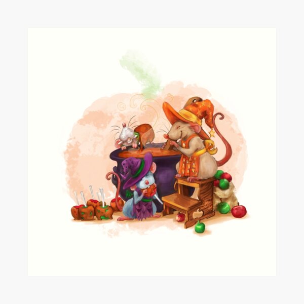 Caramel Witches Brew Art Print