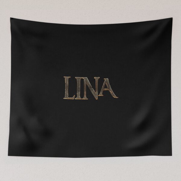 Item preview, First name Lina designed and sold by wolfgangrainer.