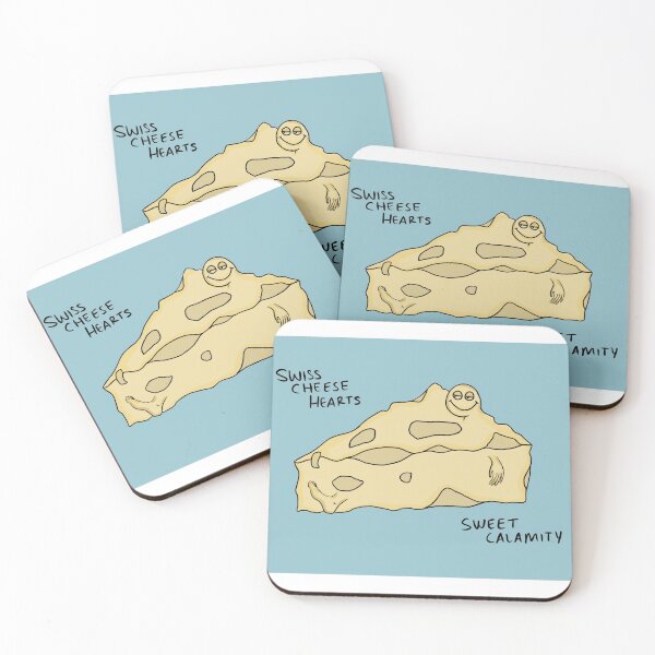 Item preview, Swiss Cheese Hearts designed and sold by Klara McElroy.