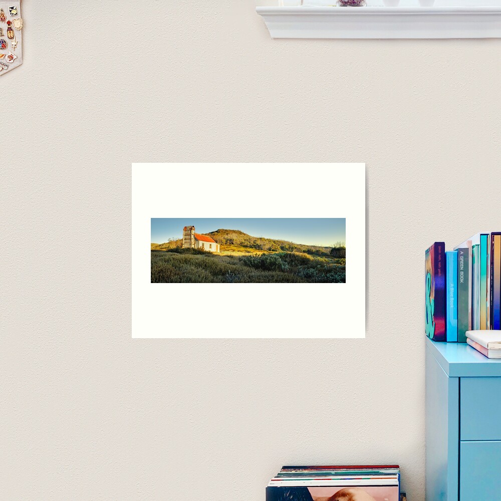Spargos Hut Dawn, Mount Hotham, Victoria, Australia Art Print