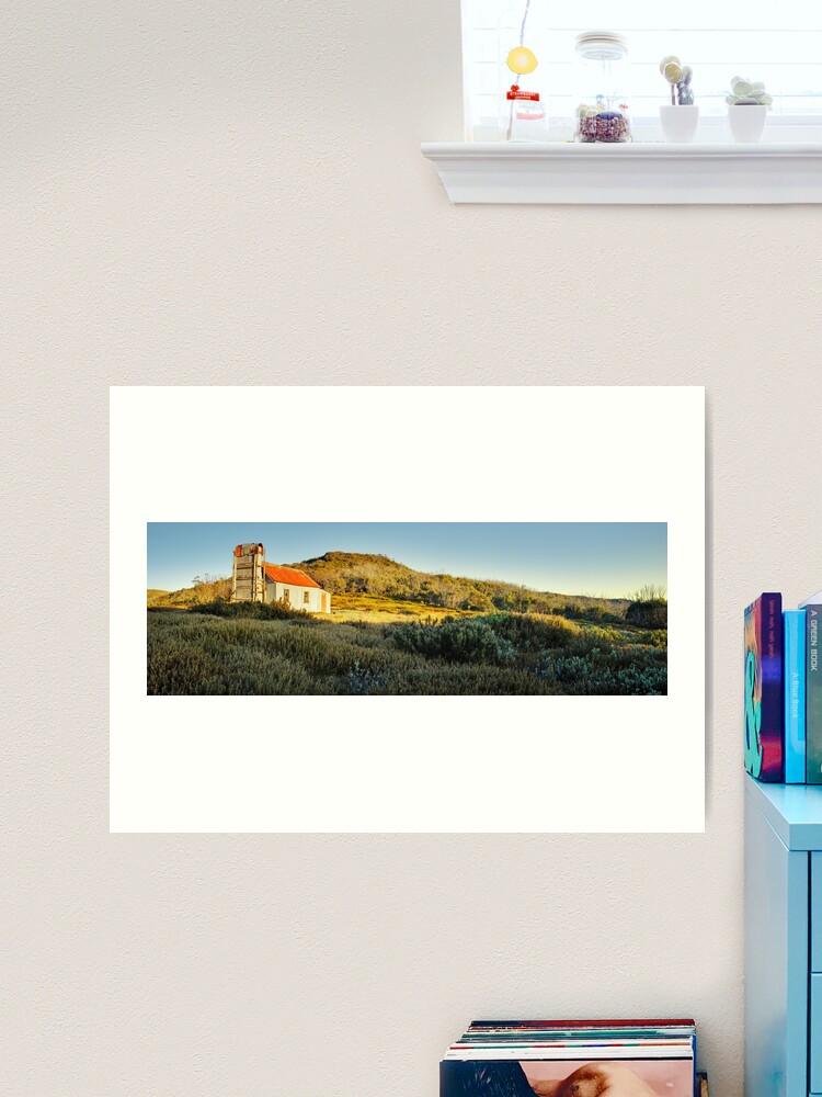 Thumbnail 2 of 3, Art Print, Spargos Hut Dawn, Mount Hotham, Victoria, Australia designed and sold by Chockstone.