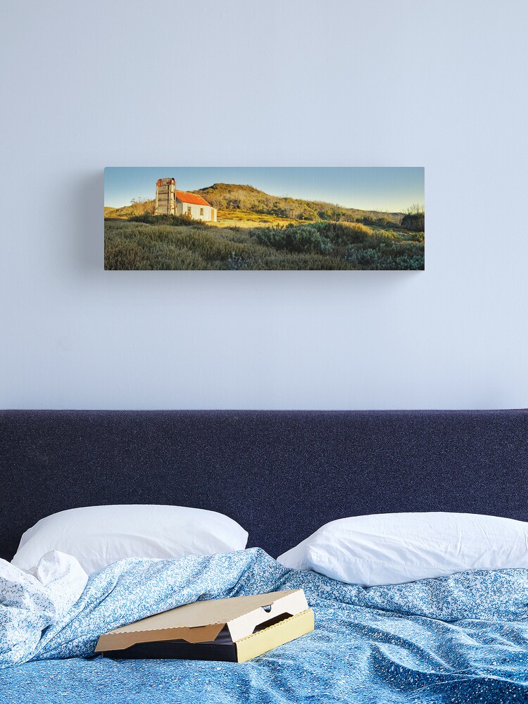 Thumbnail 2 of 3, Canvas Print, Spargos Hut Dawn, Mount Hotham, Victoria, Australia designed and sold by Chockstone.