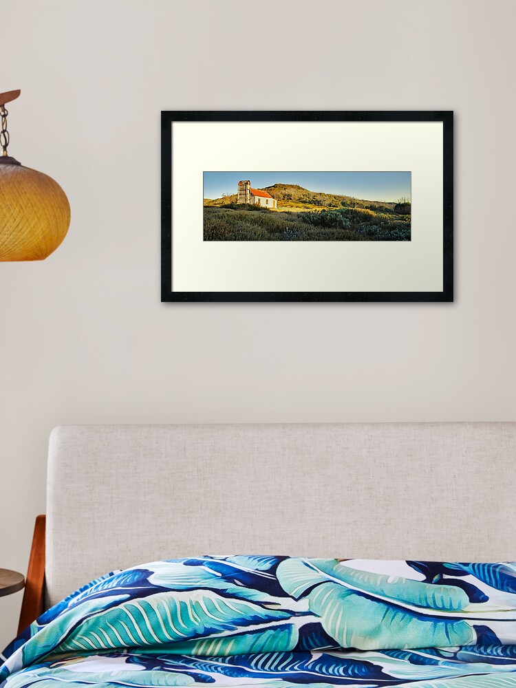 Thumbnail 2 of 7, Framed Art Print, Spargos Hut Dawn, Mount Hotham, Victoria, Australia designed and sold by Chockstone.