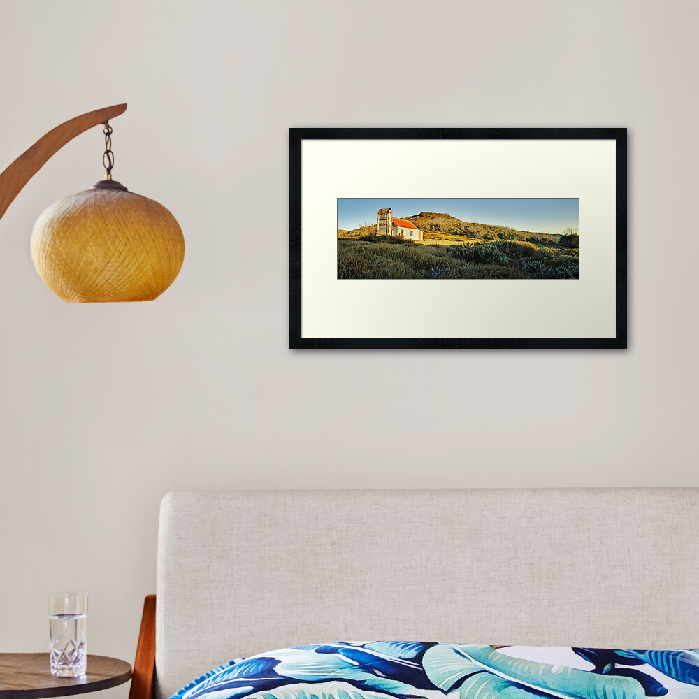 Spargos Hut Dawn, Mount Hotham, Victoria, Australia Framed Art Print