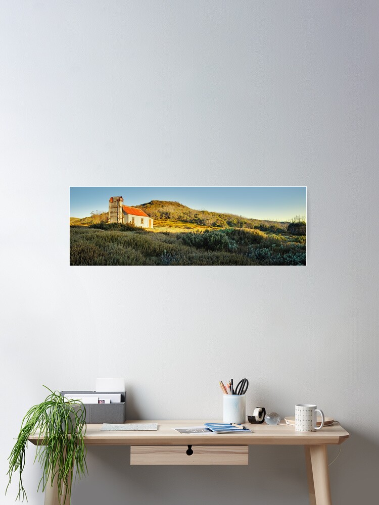 Thumbnail 2 of 3, Poster, Spargos Hut Dawn, Mount Hotham, Victoria, Australia designed and sold by Chockstone.