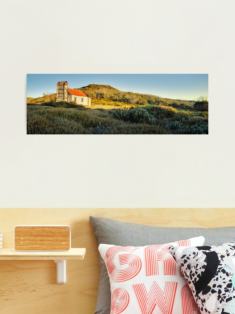 Thumbnail 2 of 3, Photographic Print, Spargos Hut Dawn, Mount Hotham, Victoria, Australia designed and sold by Chockstone.