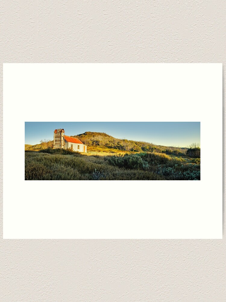 Alternate view of Spargos Hut Dawn, Mount Hotham, Victoria, Australia Art Print