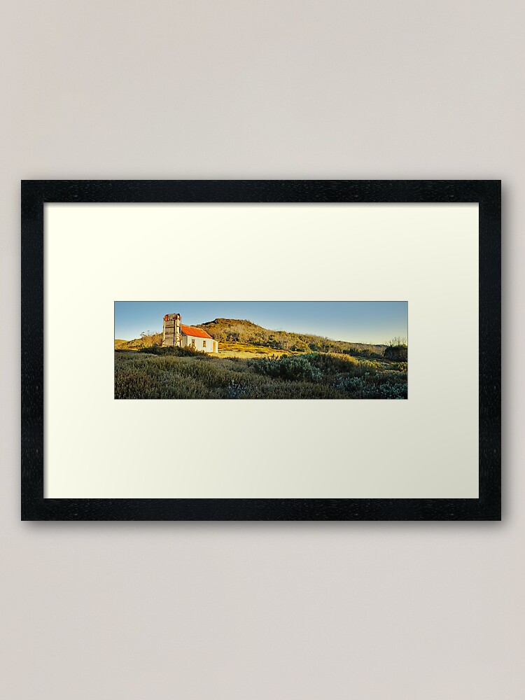 Alternate view of Spargos Hut Dawn, Mount Hotham, Victoria, Australia Framed Art Print