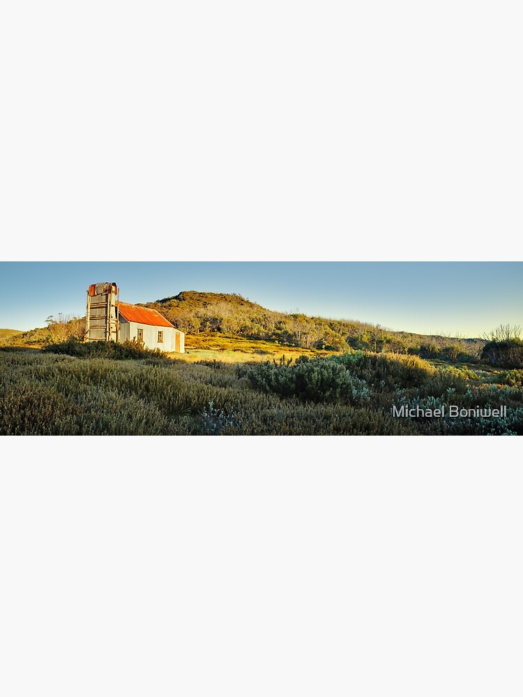 Thumbnail 3 of 3, Photographic Print, Spargos Hut Dawn, Mount Hotham, Victoria, Australia designed and sold by Chockstone.