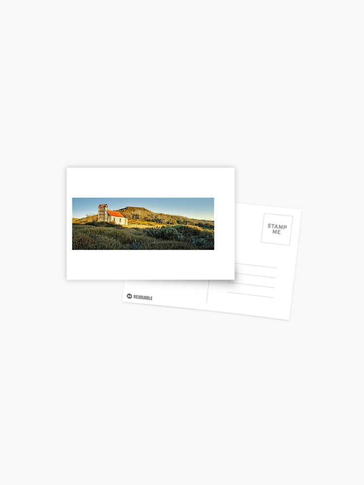 Thumbnail 1 of 2, Postcard, Spargos Hut Dawn, Mount Hotham, Victoria, Australia designed and sold by Chockstone.