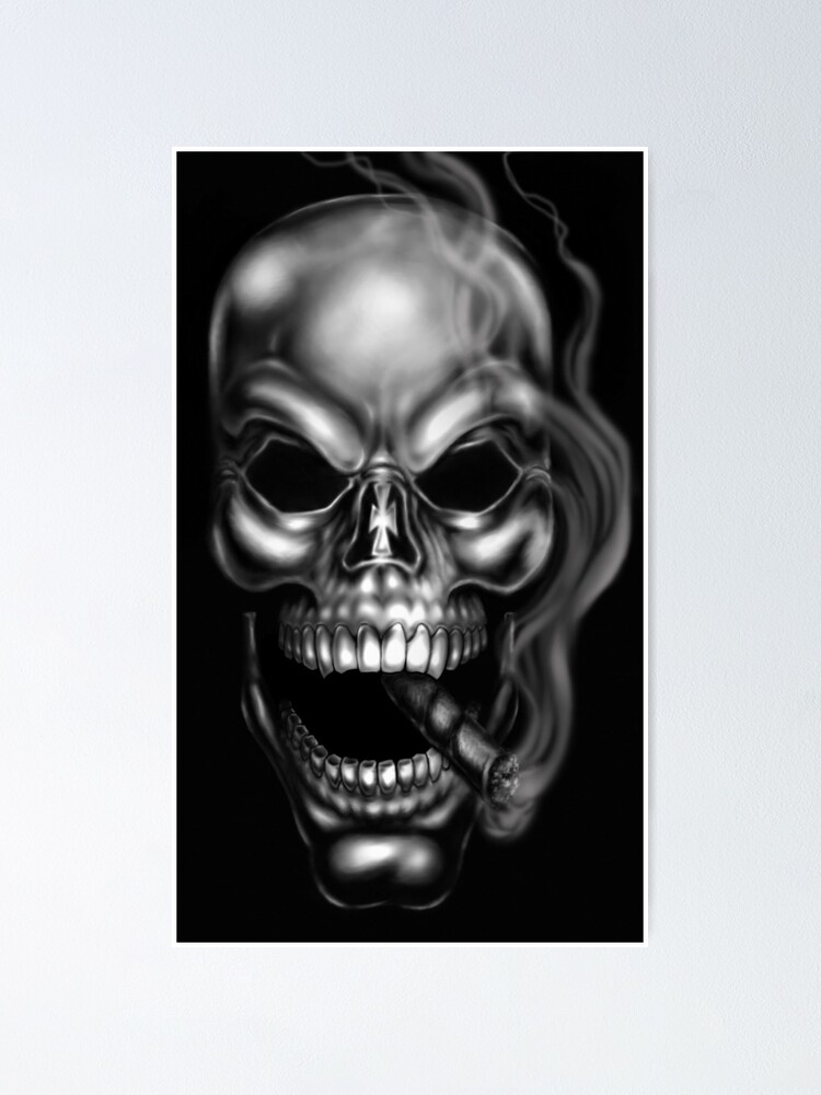 Smoking Skull Wallpaper - Download to your mobile from PHONEKY