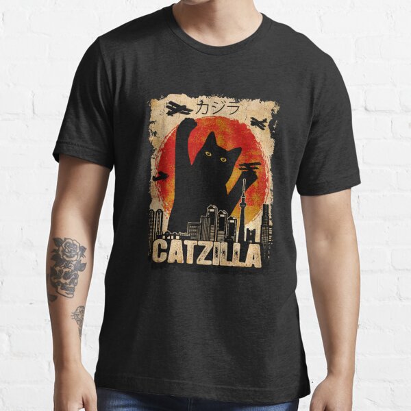 cat godzilla shirt