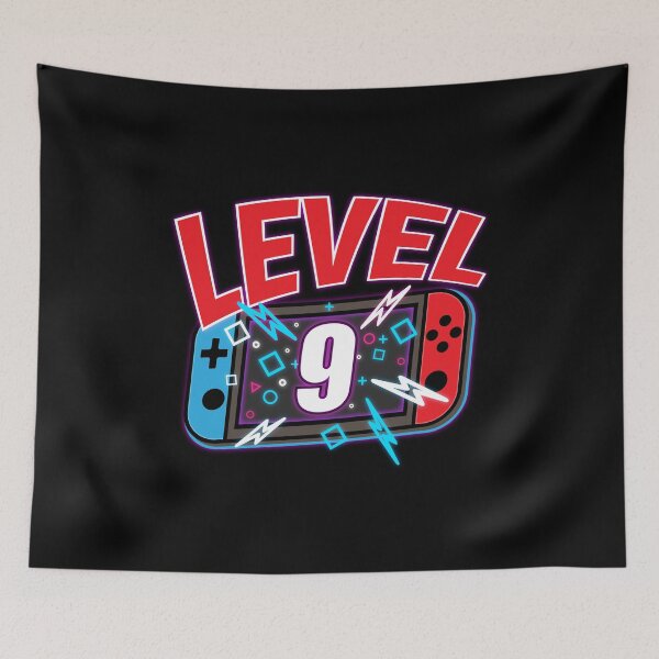Item preview, Level 9 Birthday Giift 9 Years Old Boy Video Games Gamres Gift  designed and sold by 2blackcherries.
