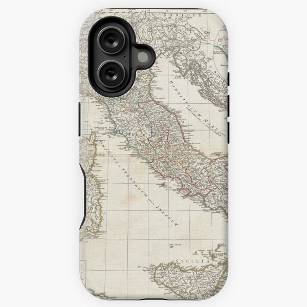 Item preview, Italy vintage old map  designed and sold by Onyria Art.
